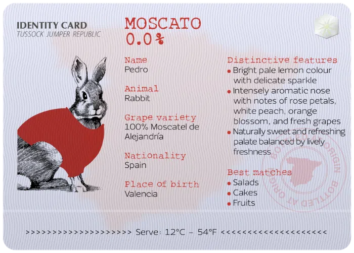 passeport moscato 0% Tussock Jumper Wines