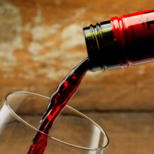Pouring the wine